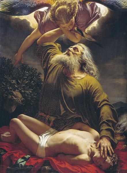 Gerhard Wilhelm von Reutern Abraham sacrificing Isaac oil painting image